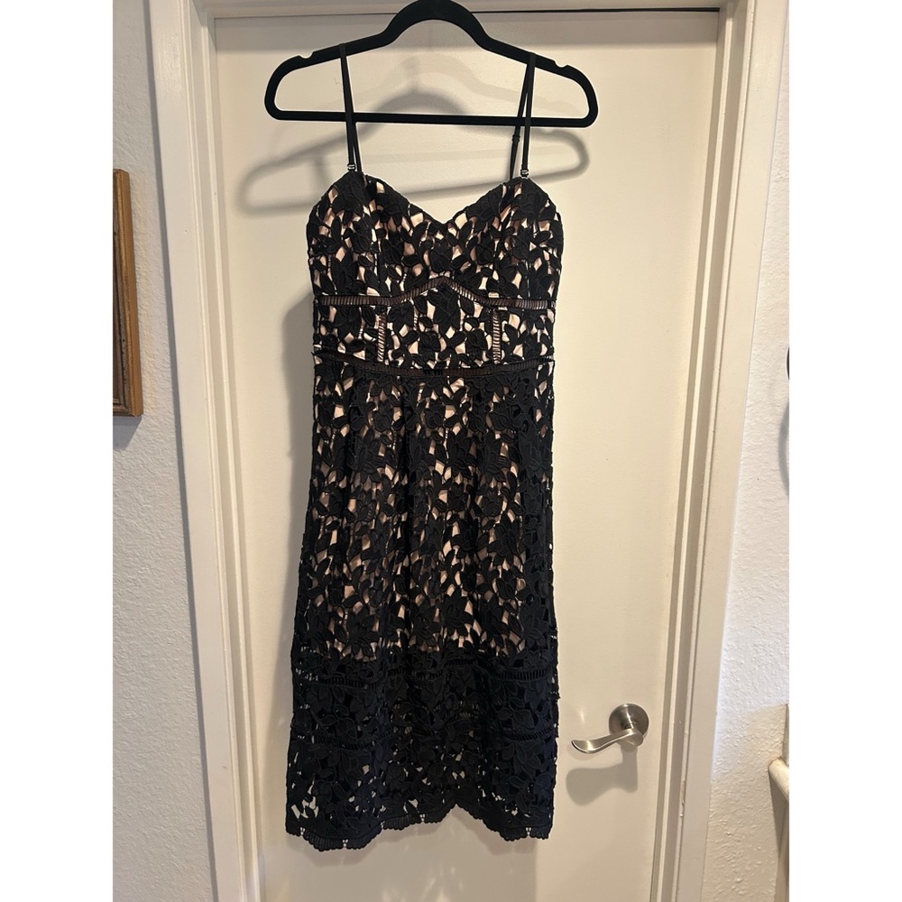 Eyelet Midi Dress